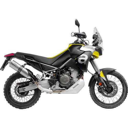 Leo Vince 2022-2026 Aprilia Tuareg 660 LV One EVO Slip-On Muffler Silver