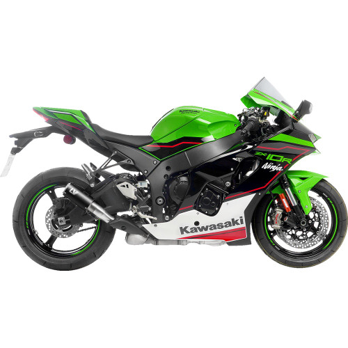 Leo Vince 2021 Kawasaki ZX1000 Ninja ZX-10RR LV Corsa Slip-On Muffler Black / Ceramic / Matte