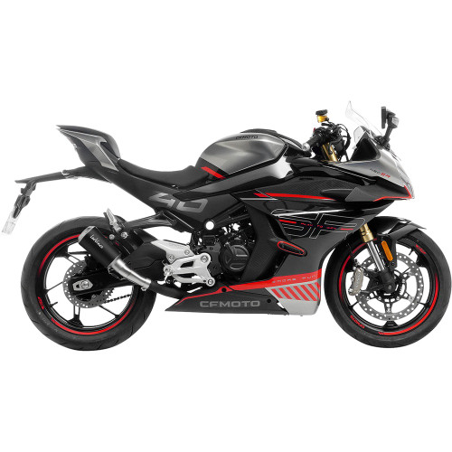 Leo Vince 2023-2024 CFMOTO 450SS LV-10 Slip-On Muffler Black