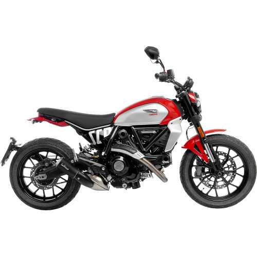 Leo Vince 2023-2024 Ducati Scrambler Icon Dark LV-10 Slip-On Muffler Matte Black