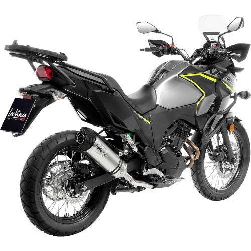 Leo Vince 2017-2022 Kawasaki KLE300 Versys-X 300 ABS LV One Slip-On Muffler Standard Finish