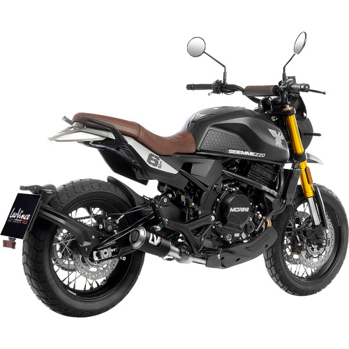 Leo Vince 2023-2024 Moto Morini Seiemmezzo STR LV-10 Slip-On Muffler Black / Matte