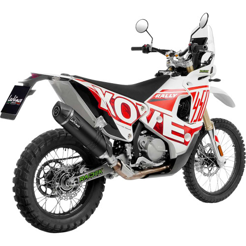 Leo Vince 2024 Kove 450 Rally Pro Race Slip-On Muffler Black