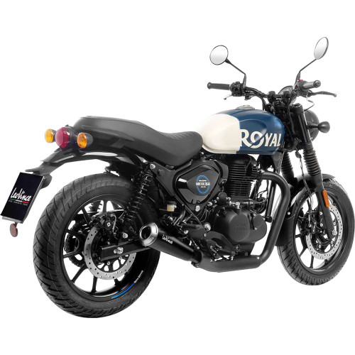 Leo Vince 2023-2024 Royal Enfield Hunter 350 GP One Slip-On Muffler Stainless Steel