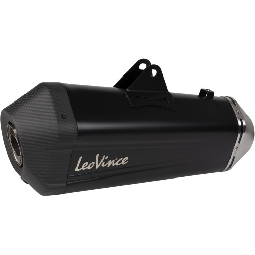 Leo Vince 2017-2018 KTM 1290 Super Adventure T LV-12 R Slip-On Muffler Black / Matte