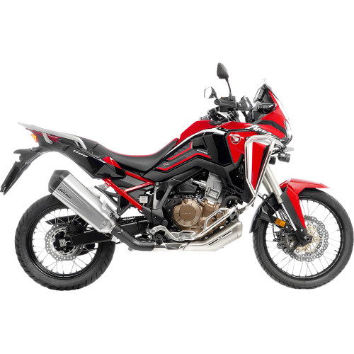 Leo Vince 2020-2022 Honda CRF1100L4 Africa Twin Adventure Sports ES LV-12 R Slip-On Muffler Black / Matte
