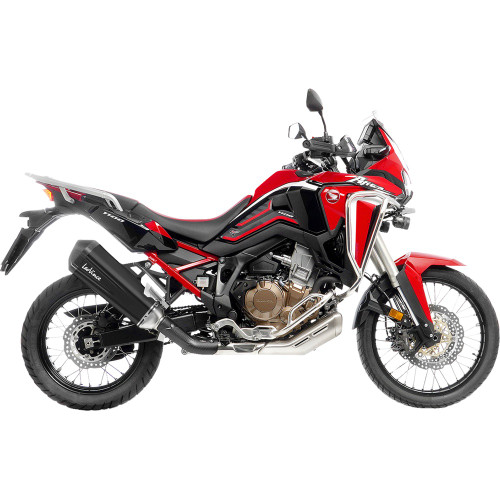 Leo Vince 2020-2022 Honda CRF1100L4 Africa Twin Adventure Sports ES LV-12 R Slip-On Muffler Black