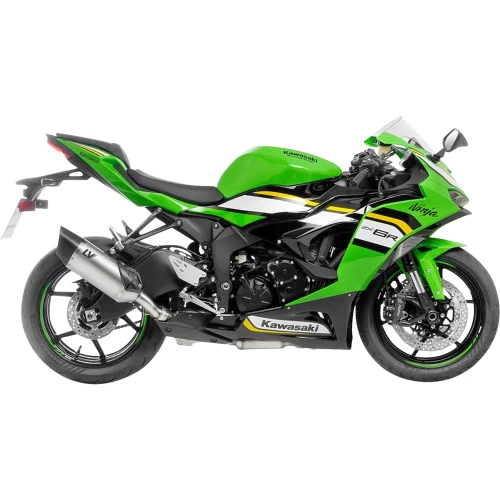 Leo Vince 2019-2026 Kawasaki ZX636 Ninja ZX-6R LV-14 R Slip-On Muffler Titanium