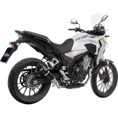 Leo Vince 2026 Honda CB500 Hornet GP Corsa Evo Slip-On Muffler Black / Gloss