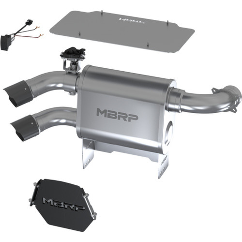 MBRP 2022-2026 Can-Am Maverick X3 Max RS Turbo RR 72 Active Exhaust System
