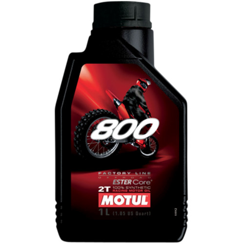 Motul 800 2T Factory Line Synthetic Off-Road Motor Oil 1 Liter