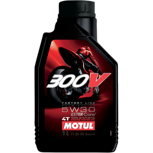 Motul 300V 5W40 Synthetic Ester Motorcycle Oil - Sportbike Track Gear