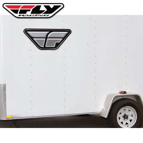 、 Fly Racing F-Wing Banner Black/White - Sportbike Track Gear