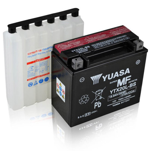 Yuasa Honda VTX1800C 02-07 Maintenance Free Battery - Sportbike