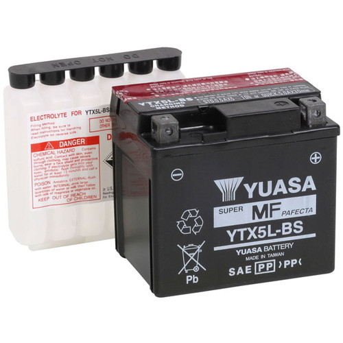 Yuasa Yamaha Zuma YW50 02-05, 08-11 Maintenance Free Battery