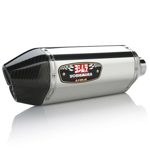 Yoshimura Suzuki GSX-R750 11-26 Street R-77D Slip On Exhaust SS-SS-CF