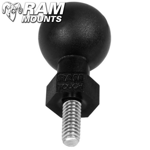 Ram Mounts 1" Tough-Ball with 1/4"-20 X .25" Male Threaded Post ...
