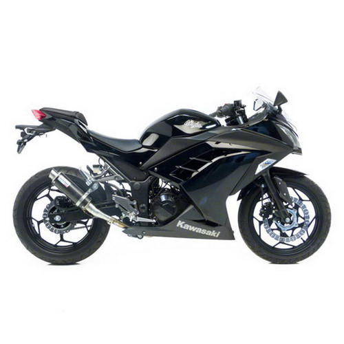 Leo Vince Kawasaki Ninja 300 13-17 Carbon Standard Mount GP Corsa