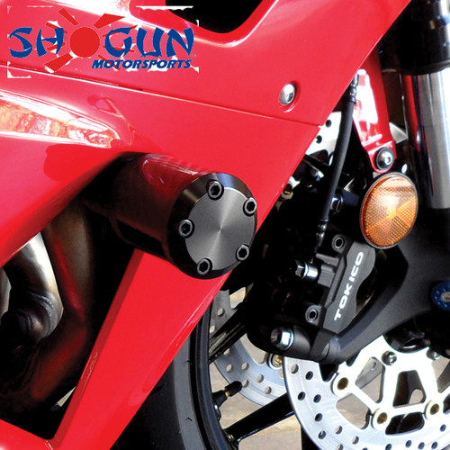 Shogun Honda CBR600RR 13-26 No Fairing Mod Carbon Fiber Frame Sliders