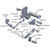 Woodcraft Kawasaki Z125 Pro 17-26 Rearsets Standard Shift
