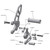 Woodcraft Aprilia RSV4 / Tuono V4 21-25 GP Shift Complete Rearset Kit