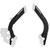 Acerbis Gas Gas EX 300 2021-2022 X-Grip Frame Guards - White/Black - Husqvarna Image 1