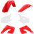 Acerbis Honda CR250R 2000-2001 Standard Replacement Body Kit - '01 Red/White - CR Image 1