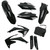 Acerbis Honda CRF450R 2009-2012 Full Replacement Body Kit - Black - CRF Front / Left / Right / Rear Image 1