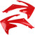 Acerbis Honda CRF450R 2009-2012 Radiator Shrouds - Red - CRF Image 1
