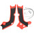 Acerbis Honda CRF450R 2017-2018 X-Grip Frame Guards - Red/Black - CRF Image 1