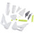 Acerbis Husqvarna TX 300 2019 Full Replacement Body Kit - OE White/Yellow - Husqvarna Rear / Front / Right / Left Image 1