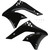 Acerbis Kawasaki KX 250 F 2006-2008 Radiator Shrouds - Black - KX250F Image 1