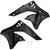 Acerbis Kawasaki KX 250 F 2006-2008 Radiator Shrouds - Black - KX250F Image 2