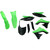 Acerbis Kawasaki KX 250 F 2009-2012 Full Replacement Body Kit - OE White/Green/Black - KX250F Front / Right / Left / Rear Image 2