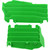 Acerbis Kawasaki KX 450 F 2016-2020 Radiator Louvers - Green Image 1