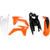 Acerbis KTM 150 SX 2009-2012 Standard Replacement Body Kit - '11 OE Black/Orange/White - KTM Front / Rear / Right / Left Image 1