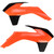 Acerbis KTM 250 XC-F 2013-2015 Radiator Shrouds - Fluorescent Orange/Black - KTM Image 1