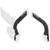 Acerbis KTM 250 XC-W TPI 2020-2021 X-Grip Frame Guards - White/Black - KTM Image 1