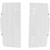 Acerbis KTM 300 XC-W 2017-2019 Radiator Louvers - White Image 1