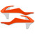 Acerbis KTM 350 EXC-F 2017-2019 Radiator Shrouds - '16 Orange/White - KTM Image 1