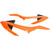Acerbis KTM 350 EXC-F 2017-2019 Radiator Shrouds - Orange/Black - KTM Image 1