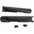 Acerbis KTM 400 EXC-F 2000-2007 Lower Fork Covers for Inverted Forks - Black Image 2