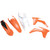 Acerbis KTM 400 XC-W 2012-2013 Standard Replacement Body Kit - OE Orange/White - KTM Left / Rear / Front / Right Image 3