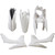 Acerbis KTM 500 XC-W 2012-2013 Standard Replacement Body Kit - White/Black - KTM Front / Rear / Left / Right Image 1