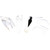 Acerbis KTM 500 XC-W 2012-2013 Standard Replacement Body Kit - White/Black - KTM Front / Rear / Left / Right Image 2