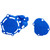 Acerbis Polaris RMK 800 Vertical Escape w/159" Track 2003 X-Power Cover Kit - Blue Image 1