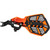 Acerbis Sherco 250 SEF-R Six Days 2018 Handguards - K-Future - Orange/Black Image 2