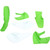 Acerbis Suzuki RM 65 2000-2020 Standard Replacement Body Kit - '05 Green/White Left / Front / Rear / Right Image 2