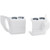 Acerbis Suzuki RM-Z 250 2009-2022 Fork Shoe Protector - White Image 1