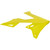 Acerbis Suzuki RM-Z 250 2019-2021 Radiator Shrouds - Yellow - RMZ Image 1